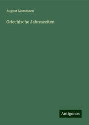 Cover von Griechische Jahreszeiten
