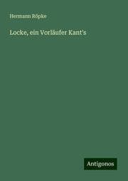 Cover von Locke, ein Vorläufer Kant's