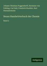 Cover von Neues Handwörterbuch der Chemie