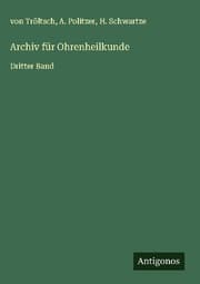 Cover von Archiv für Ohrenheilkunde