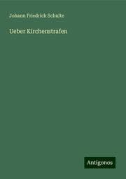 Cover von Ueber Kirchenstrafen