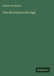 Cover von Über die Hnsa-Þóris Saga