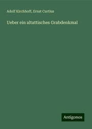 Cover von Ueber ein altattisches Grabdenkmal