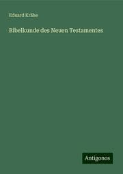Cover von Bibelkunde des Neuen Testamentes