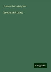 Cover von Boetus und Dante