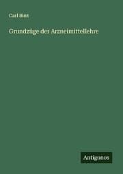 Cover von Grundzüge der Arzneimittellehre