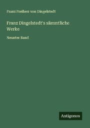 Cover von Franz Dingelstedt's sämmtliche Werke