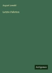 Cover von Letzte Fahrten