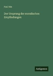 Cover von Der Ursprung der moralischen Empfindungen