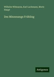 Cover von Des Minnesangs Frühling