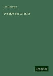 Cover von Die Bibel der Vernunft