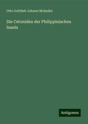 Cover von Die Cetoniden der Philippinischen Inseln