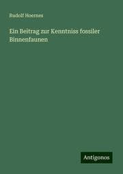 Cover von Ein Beitrag zur Kenntniss fossiler Binnenfaunen