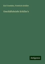 Cover von Geschäftsbriefe Schiller's