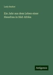 Cover von Ein Jahr aus dem Leben einer Hausfrau in Süd-Afrika