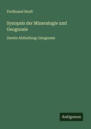 Cover von Synopsis der Mineralogie und Geognosie
