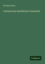 Cover von Lehrbuch der hebräischen Grammatik