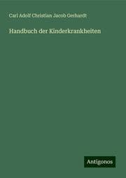 Cover von Handbuch der Kinderkrankheiten