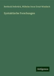 Cover von Syntaktische Forschungen