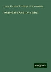 Cover von Ausgewählte Reden des Lysias