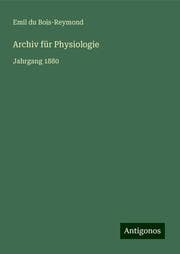 Cover von Archiv für Physiologie