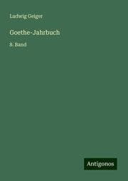 Cover von Goethe-Jahrbuch