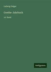Cover von Goethe-Jahrbuch