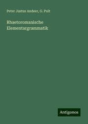 Cover von Rhaetoromanische Elementargrammatik
