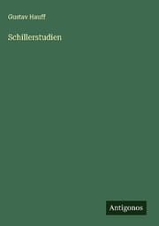 Cover von Schillerstudien