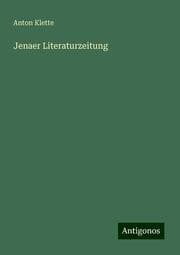 Cover von Jenaer Literaturzeitung