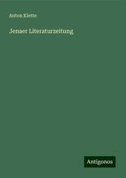 Cover von Jenaer Literaturzeitung