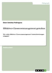 Cover von Effektives Classroommanagement gestalten