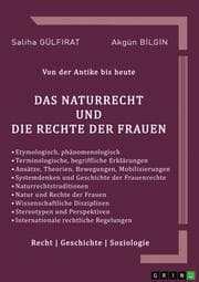 Cover von Das Naturrecht und die Rechte der Frauen
