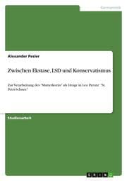Cover von Zwischen Ekstase, LSD und Konservatismus