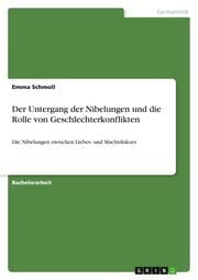 Cover von Der Untergang der Nibelungen und die Rolle von Geschlechterkonflikten