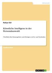 Cover von Künstliche Intelligenz in der Personalauswahl