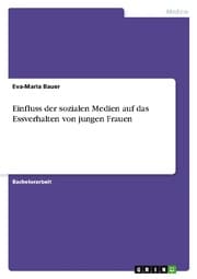 Cover von Einfluss der sozialen Medien auf das Essverhalten von jungen Frauen