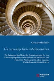 Cover von Die notwendige Lücke im Selbstverstehen