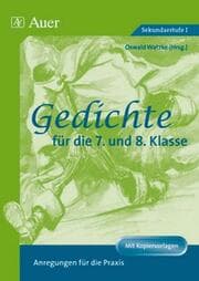 Cover von Gedichte für die 7.und 8.Klasse