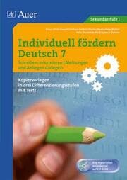 Cover von Individuell fördern 7 Schreiben: Informieren