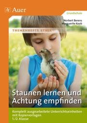 Cover von Staunen lernen und Achtung empfinden