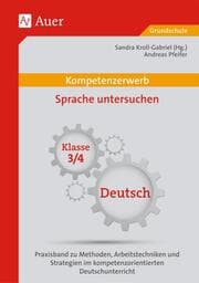 Cover von Kompetenzerwerb Sprache untersuchen 3/4