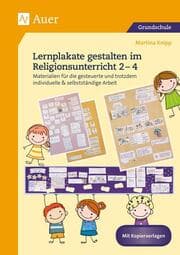Cover von Lernplakate gestalten im Religionsunterricht 2-4