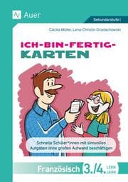 Cover von Ich-bin-fertig-Karten Französisch Lernjahr 3-4
