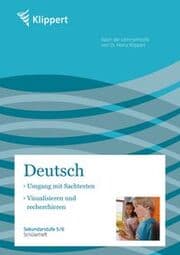 Cover von Sachtexte - Visualisieren und Recherchieren