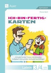 Cover von Ich-bin-fertig-Karten Latein Lernjahr 3-4