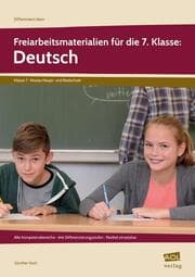 Cover von Freiarbeitsmaterialien für die 7. Klasse: Deutsch