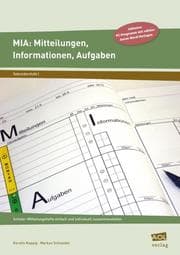 Cover von MIA: Mitteilungen, Informationen, Aufgaben (Sek I)