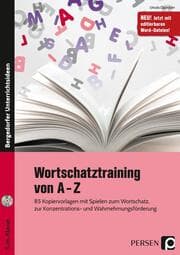 Cover von Wortschatztraining von A-Z