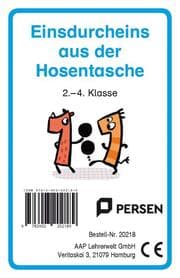 Cover von Einsdurcheins aus der Hosentasche